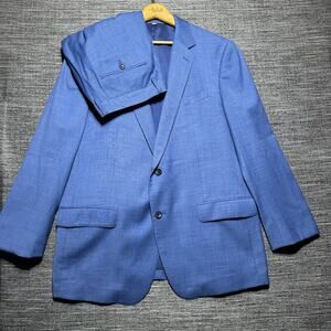 Bonobos Blazer Suit Men's 44R Blue Standard Wool Stretch- 36x28